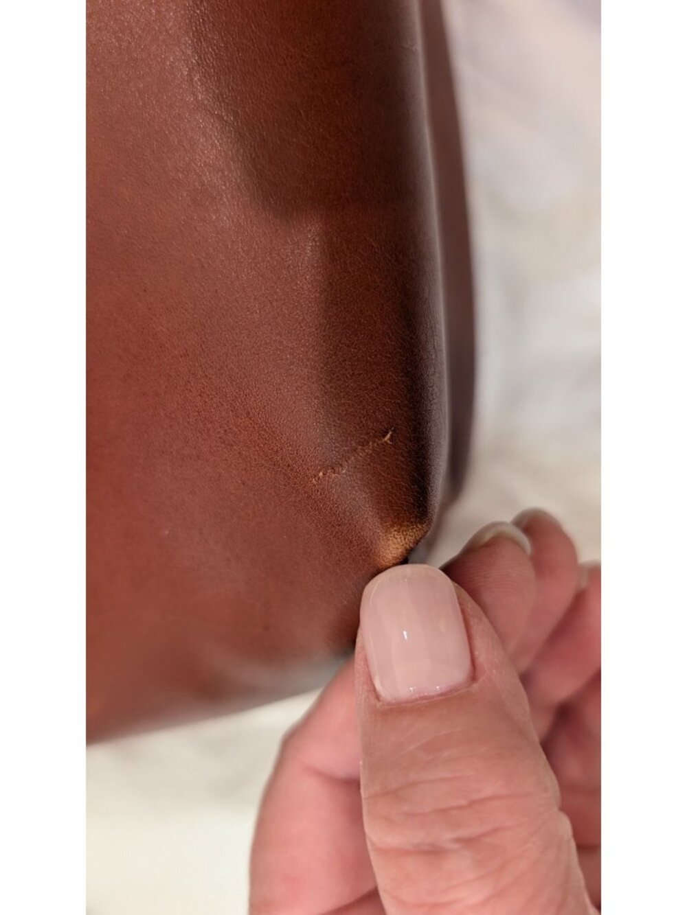 NEW Madewell The Essential Bucket Leather Tote Warm Cinnamon Brown - Picture 11 of 16